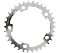 Plato TA Zéphyr 33 dientes 110 mm 9/10 velocidades plata Road Compact