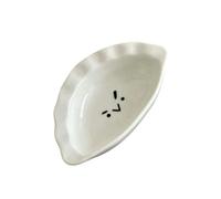 Plato triangular de cerámica para salsa para sushi y bentos que mejoran el comedor con diseños de cuenco de cerámica