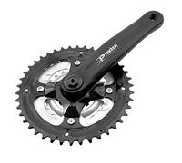 Plato triple de bicicleta con biela de aluminio, para MTB, BTT o Cruiser, 170 mm, 24/48/42