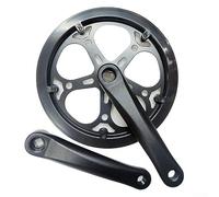 Plato único, juego de brazo de manivela 48T 40T 52T 170mm agujero cuadrado con placa protectora, accesorios de repuesto para - 48T