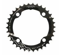 Plato VAE-e-bike 4bra d.104 para Yamaha Miche 34dts mono negro aluminio 7075