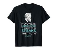Platón Cita Verdad Filósofo Griego Moda Camiseta