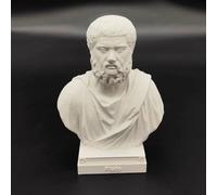 Platón - Escultura de cabeza de busto de filósofo griego antiguo de 10 cm, estatuas griegas, decoraciones aplicables para el hogar, mesa de escritorio de oficina (Platón)