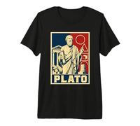 Platón Filósofo Griego Antiguo Sabiduría Clásica Camiseta Premium
