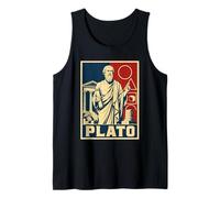 Platón Filósofo Griego Antiguo Sabiduría Clásica Camiseta sin Mangas