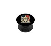 Platón Filósofo Griego Antiguo Sabiduría Clásica PopSockets PopGrip Adhesivo