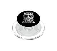 Platón Funny Philosophy Pop Art Retrato Filósofo PopSockets PopGrip para MagSafe