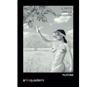 Platone - Quaderno A4 a Quadretti 4x4 - Filoquaderni: Per chi cerca un quaderno con una copertina unica e originale, dove scrivere idee, illusioni, realtà.