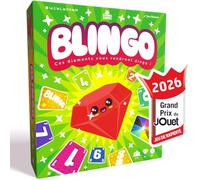 Platonia Games BLINGO - Gran Premio del Juguete 2026 - Juego de cartas rápido y adictivo de 3 a 8 jugadores - Juego de verano - 15 min - Aperitivo, Familia, Amigos - Estos diamantes te harán Dingo