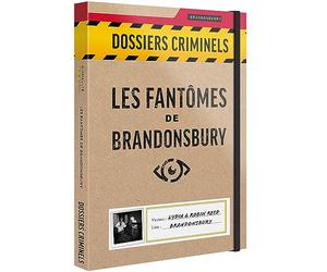 Platonia Games Criminal Records Fantasmas de Brandonsbury: Descubre los Oscuros Secretos de un Hotel Maldito Juego de Mesa Juego de Escape Juego de investigación inmersivo y colaborativo 1-6 jugadore