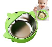Platos con Ventosa para Bebés - Recipientes para Comida de Bebé | Platos Antiescaldadura, Diseño Tiburón para Comidas Viajes Jardín Infantil Meriendas Exterior
