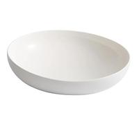 Platos Cuenco hondo de cerámica for ensalada de frutas, estilo japonés, for restaurante occidental, blanco y sencillo, ideal for vajilla de hotel. Vajilla(6 inches)