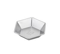 Platos de Aperitivo Acero inoxidable Pequeño cuenco postre bocadillo ensalada helado for microondas horno lavavajillas refrigerador 5 piezas Platos de Postre