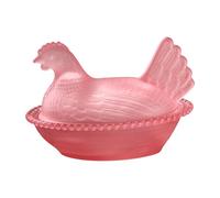 Platos de caramelo decorativos, diseño vintage de gallina, cuenco de postre transparente, de chocolate, mesa de cocina para el hogar, encimera de comedor para el hogar, cocina, sala de estar y