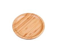 Platos de cena pequeños, bandeja de aperitivos, pan de frutas, bandeja de madera maciza, bandeja de juego de té para sala de estar (tamaño: 25 x 25 x 2 cm)