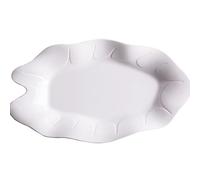 Platos de Cena Plato de pescado al vapor for el hogar, plato, vajilla restaurante hotel, cena extragrande cerámica blanca pura Ensaladera de Cocina