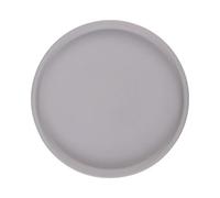 Platos de CeráMica Multicolor para Macetas, Bandeja Redonda para Plantas de 6 TamañOs, Sin Orificios para Recoger el Agua, Ideales para Macetas de Interior y Exterior(4.7inch,Light Gray)