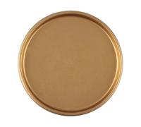 Platos de CeráMica Multicolor para Macetas, Bandeja Redonda para Plantas de 6 TamañOs, Sin Orificios para Recoger el Agua, Ideales para Macetas de Interior y Exterior(4.7inch,Gold)
