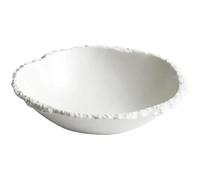 Platos de cerámica para la cena Tazón de sopa de cerámica blanco Simple, vajilla especial for restaurante de cocina, ensaladera con textura creativa, cuencos de fideos, plato de cena, plato Platos par