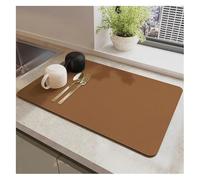 Platos de Cocina de Secado, Estera de Secado de Goma de PU de Tierra de diatomeas for Cocina y Bar, Multicolor, de 30x40cm a 40x50cm(Color 3,30x40cm)