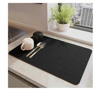 Platos de Cocina de Secado, Estera de Secado de Goma de PU de Tierra de diatomeas for Cocina y Bar, Multicolor, de 30x40cm a 40x50cm(Color 2,40x50cm)