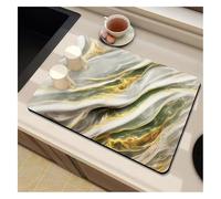 Platos de Cocina de Secado, Estera for secar Platos, Estampado de mármol, Barro de diatomeas, Almohadilla de Drenaje for Cocina, Multicolor, Varios tamaños(Color 7,30x40cm)