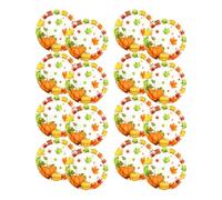 Platos De Fiesta De Acción de Gracias - Platos Cómodos Para Suministros De Fiesta De Otoño | Favores De Decoración De Fiesta De Arce De Calabaza Fácil De Llevar | Hojas De Arce Calabaza Otoño