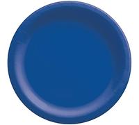 Platos de Papel - 10" | Azul Real Brillante | Redondos | 50 Piezas