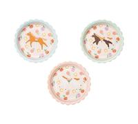PartyDeco Platos de papel con diseño de caballo Ø18 cm, 6 uds, sin plástico para niñas