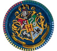Platos de Papel Ecológicos - 18 cm - Fiesta de Harry Potter - Paquete de 8