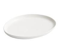 Platos De Postre platear de postre nórdico creativo, vajilla porcelana blanca, ovalado for restaurante, irregular Vajilla De Cena(9inch)