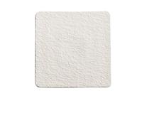 Platos De Postre platear japonés cuadrado creativo con diseño de piedra, occidental negro for el hogar, for carne, tazón cerámica Vajilla De Cena(White,8.5inch)