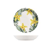Platos Fondos H&H Exotic 6 Piezas Ø21Cm En Porcelana Hecho En Italia