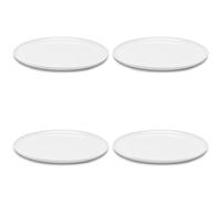 Platos llanos blancos Serax | Vajilla Base de Piet Boon | Vajilla para 4 | Platos de porcelana aptos para microondas | Cocina y vajilla de granja | Lujo, Familia y Fiesta