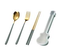Platos Negros Y Dorados Cubiertos - Toalla De Pajita De Cachorro De | Juego De Cubiertos De Utensilios De Cocina Compactos Gana Lugar Para Hogar, Escuela, Fiestas Y Catering