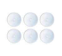 Platos Pampille de Luminarc - Juegos de 6 - Vidrio Opal en Varios Colores - Estilo Fresco y Actual Transparente