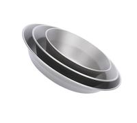 Platos para acampar cuencos y platos de vajilla de metal portátil de alta intensidad Ultralight Sinwerware Juego con bolsas de malla para acampar Picnic Picnic Aventuras al aire (Juego de 3 piezas)
