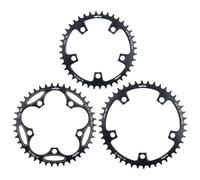 Platos Para Bicicletas Plato 110 130 BCD 36T 38T 40T 42T 46T 50T corona de bicicleta de carretera de estrella ancha estrecha 5 pernos estrella delantera for bicicleta plegable ( Color : 36T , Size : 1