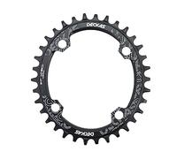 Platos Para Bicicletas Plato de bicicleta ovalado 104BCD 32T 34T 36T 38T 40 42 44 46 48 50 52 T dientes MTB bicicleta de carretera rueda de cadena de montaña 104 Bcd Bicicleta Narrow Wide Plato(40T)