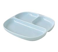 Platos para controlar las raciones, Plato De Cena De Cerámica, Plato De Dieta Bariátrica, Plato Dividido Simple Con 3 Compartimentos, 1 Paquete