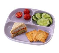 Platos para controlar las raciones, Plato De Cena De Cerámica, Plato De Dieta Bariátrica, Plato Dividido Simple Con 3 Compartimentos, 1 Paquete