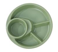 Platos para controlar las raciones, Plato De Cerámica for Almacenamiento De Alimentos, 1 Paquete De Plato De Cena for Comer Platos Divididos De Dieta Bariátrica