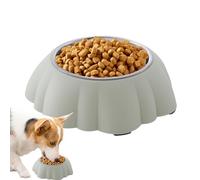 Platos para Gatos | Plato De Mascotas con Forma De Calabaza A Prueba De Derrames E Inclinado | Platos Cachorros Acero Inoxidable - para Cachorros Agua Beber Alimentación Hogar