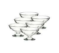 Platos para helado La Rochere Napoleon Bee - Juego de 6 tazones para helado elegantes y vers tiles - Cristaler a La Rochere apta para lavavajilla