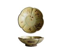 Platos Vajilla Plato de salsa de inmersión Retro, plato de cerámica de estilo chino for aperitivos, plato de caramelo, plato de salsa de inmersión de cocina Reutilizable
