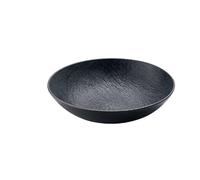 Platos Vajilla Tazón de fideos de cerámica blanco y negro Tazón de sopa Tazón de verduras for el hogar Ensaladera Tazón japonés poco profundo esmerilado Boca ancha Tazón grande Plato Reutilizable(B)