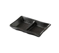 Platos Vajilla Vajilla for el hogar, Platos for refrigerios, Platos for salsa de soja for cocina, Platos for vinagre, Platos divididos de cerámica Reutilizable(E)