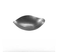 Platos vintage de acero inoxidable 304 con forma irregular de 16 x 6 x 4 cm, 2 x 3 cm, acero inoxidable vintage 304, adecuados para el hogar y uso diario, para servir postres (A)