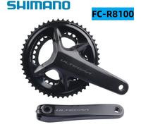 Platos y bielas Shimano Ultegra R8100 FC-R8100 2x12s HOLLOWTECH II 165mm 170mm 172.5mm 50-34T 52-36T para bicicleta de carretera Shimano Original FC-R8100 no box