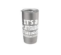 Plattsburgh Trip Lover cosa que no entenderías Vaso térmico de acero inoxidable de doble pared